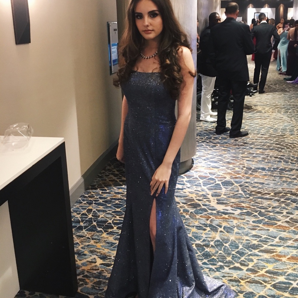 BRAN NEW ROYAL BLUE SHERRI HILL PROM DRESS